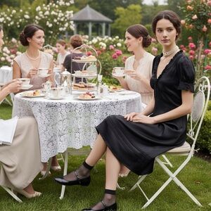 Juicy Couture Y2K Silk Baby Doll Dress SZ 2